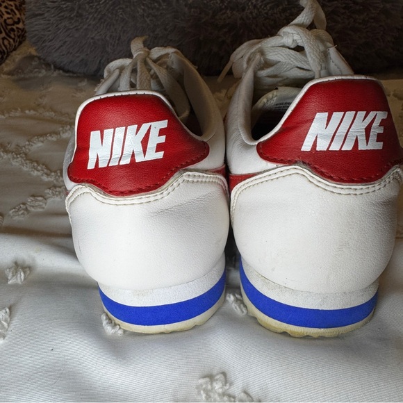 Nike Cortez FORREST GUMP USA WHITE RED BLUE - Picture 5 of 7